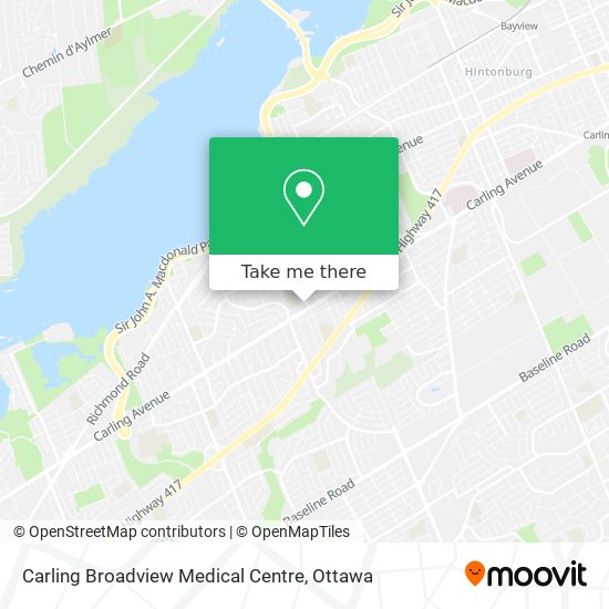 Carling Broadview Medical Centre map