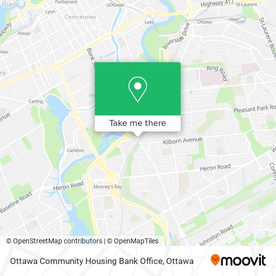 Ottawa Community Housing Bank Office plan