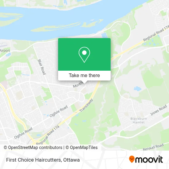 First Choice Haircutters map