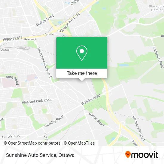 Sunshine Auto Service map