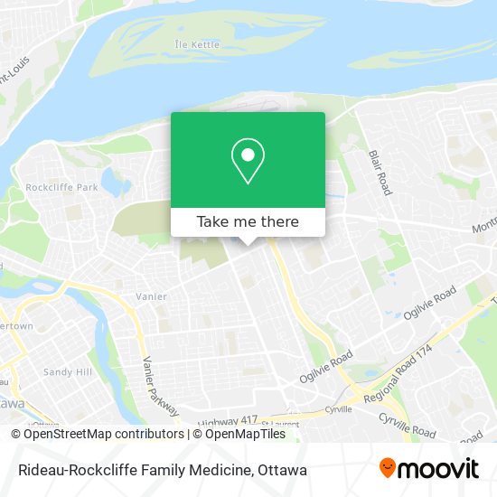 Rideau-Rockcliffe Family Medicine map