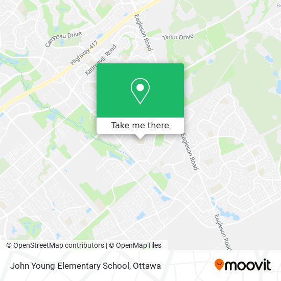 John Young Elementary School map