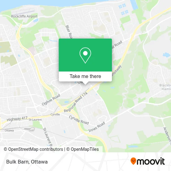 Bulk Barn map