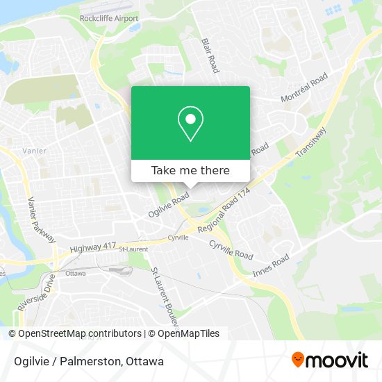 Ogilvie / Palmerston map