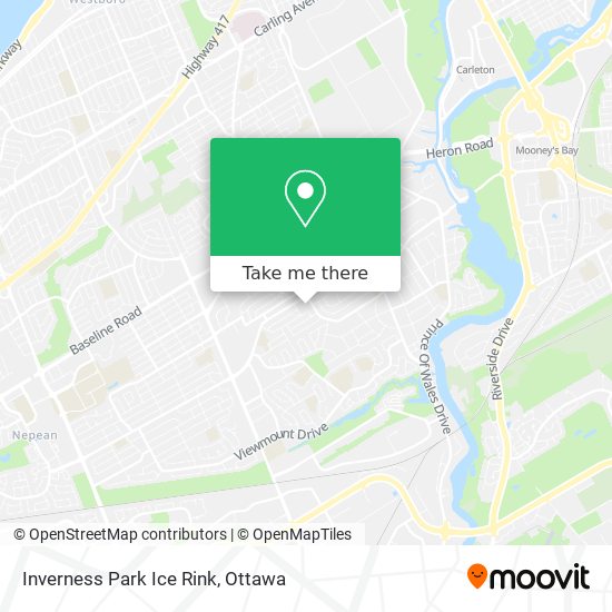 Inverness Park Ice Rink map