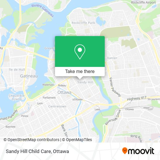Sandy Hill Child Care map
