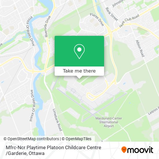 Mfrc-Ncr Playtime Platoon Childcare Centre /Garderie plan