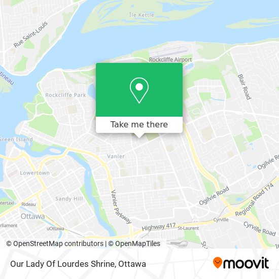 Our Lady Of Lourdes Shrine map