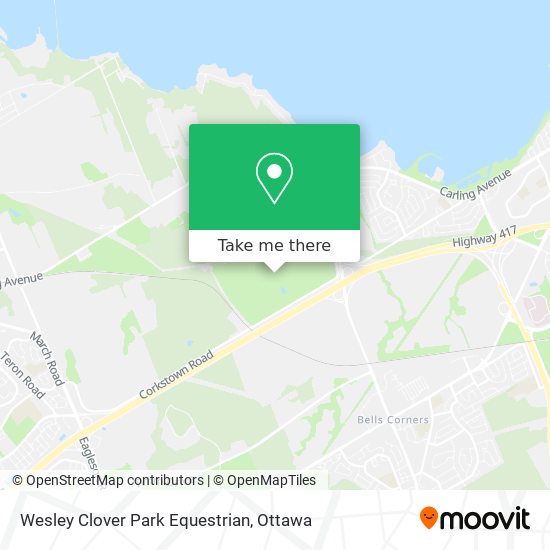 Wesley Clover Park Equestrian map