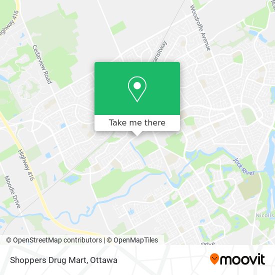 Shoppers Drug Mart map