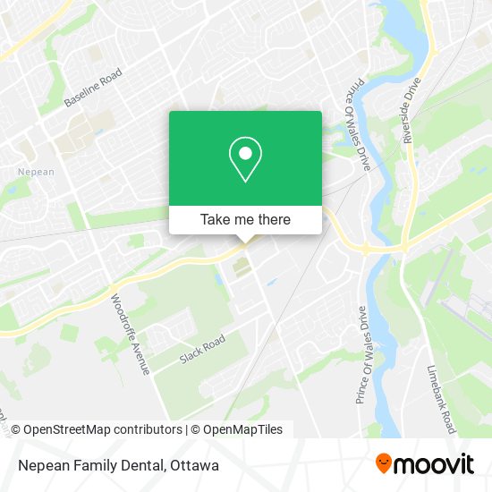 Nepean Family Dental map