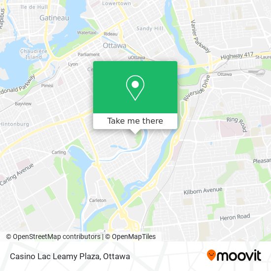 Casino Lac Leamy Plaza plan