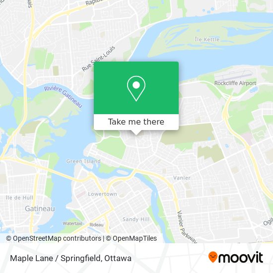 Maple Lane / Springfield map