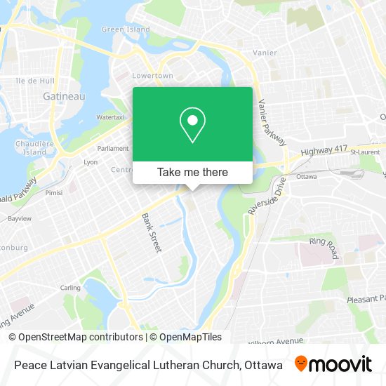 Peace Latvian Evangelical Lutheran Church map