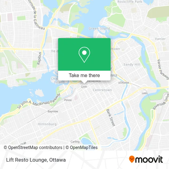 Lift Resto Lounge map
