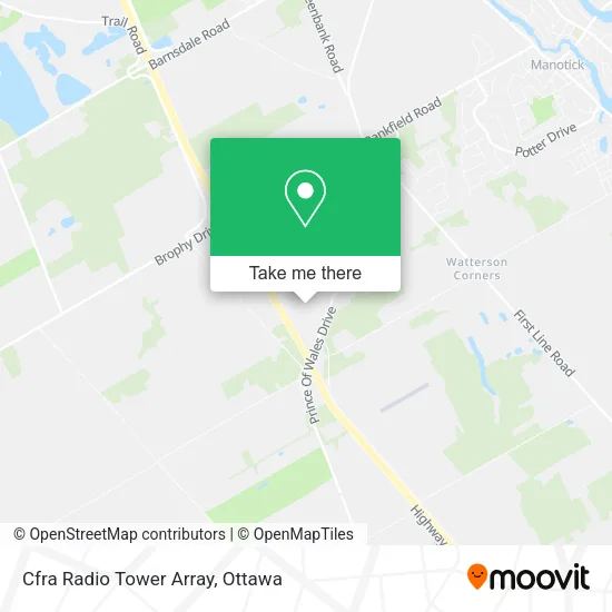 Cfra Radio Tower Array map