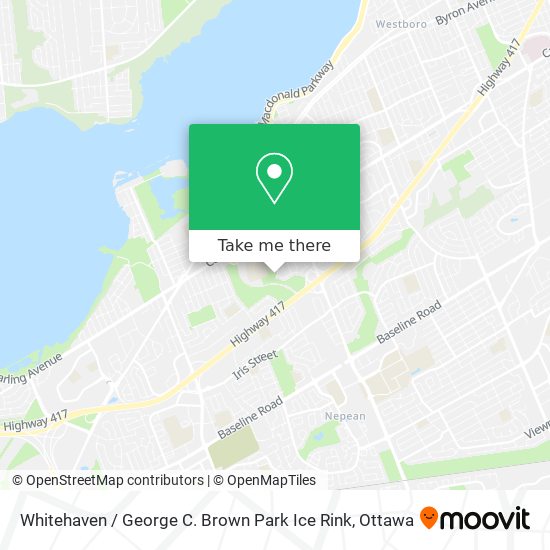 Whitehaven / George C. Brown Park Ice Rink map