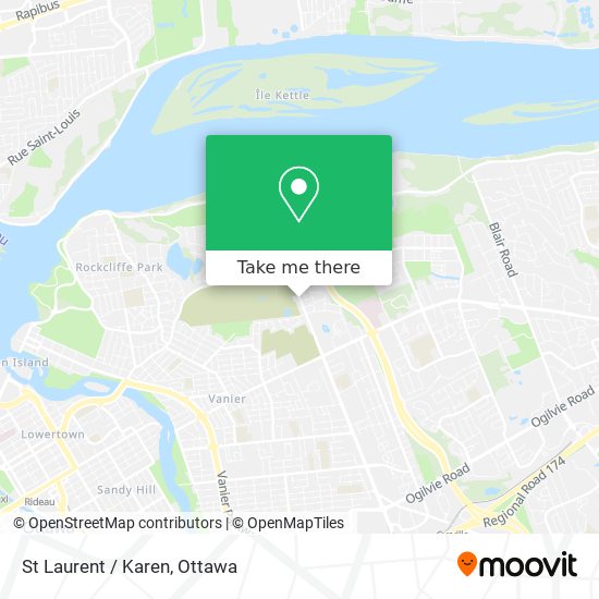 St Laurent / Karen map