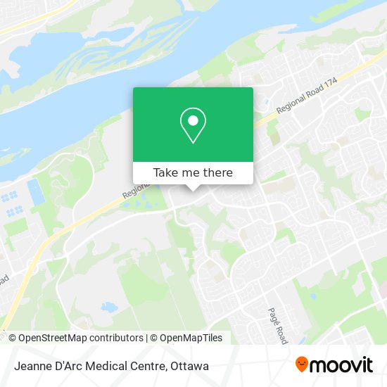 Jeanne D'Arc Medical Centre map