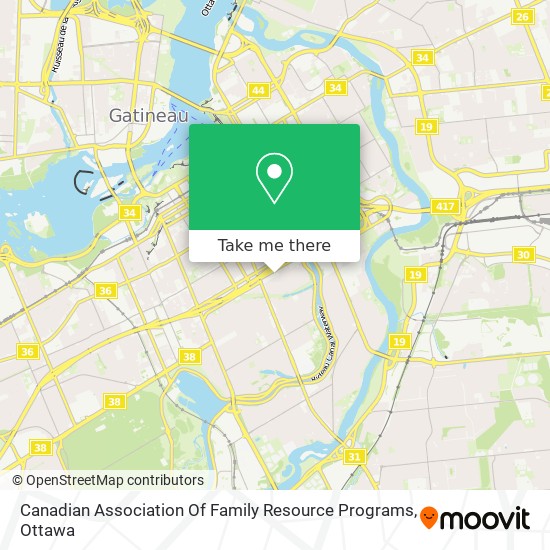 Canadian Association Of Family Resource Programs map