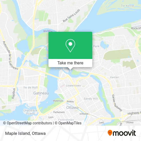 Maple Island map