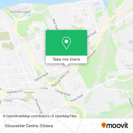 Gloucester Centre map