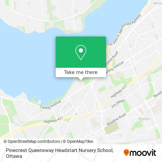 Pinecrest Queensway Headstart Nursery School map