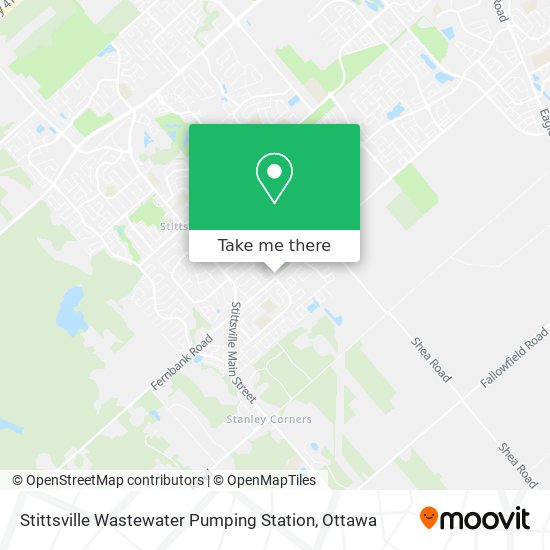 Stittsville Wastewater Pumping Station map