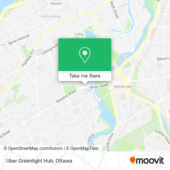 Uber Greenlight Hub map