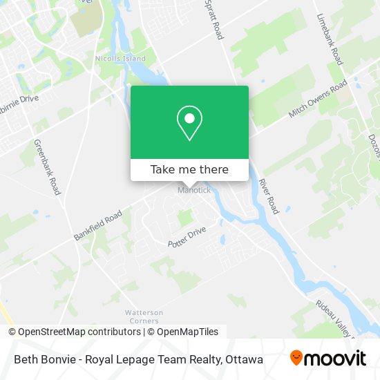 Beth Bonvie - Royal Lepage Team Realty map