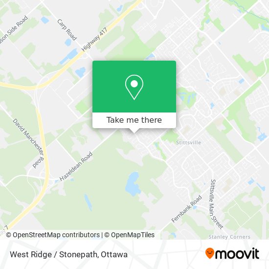 West Ridge / Stonepath map