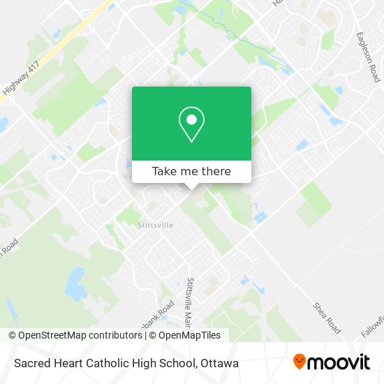 Sacred Heart Catholic High School map