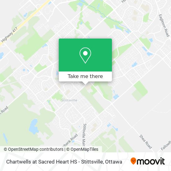 Chartwells at Sacred Heart HS - Stittsville plan