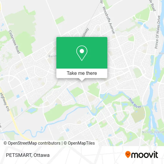 PETSMART map