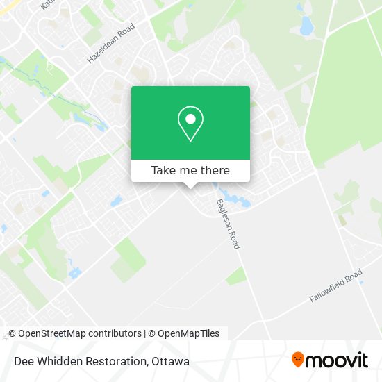 Dee Whidden Restoration map