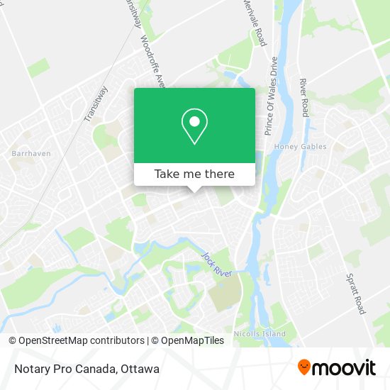 Notary Pro Canada map