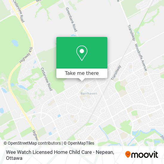 Wee Watch Licensed Home Child Care - Nepean map