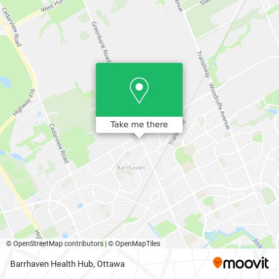 Barrhaven Health Hub plan