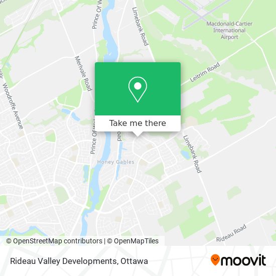 Rideau Valley Developments map