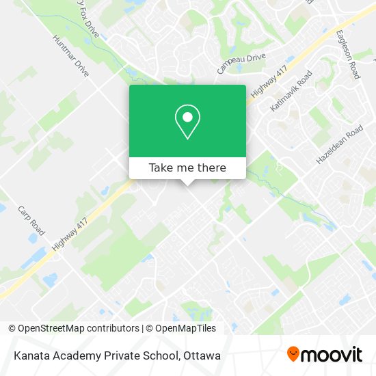 Kanata Academy Private School map