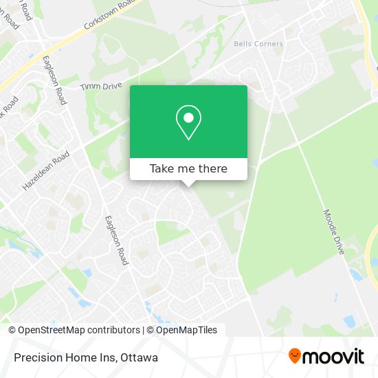 Precision Home Ins map