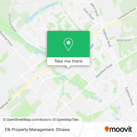 Elk Property Management map