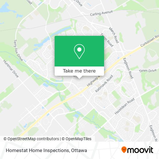 Homestat Home Inspections map