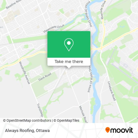 Always Roofing map