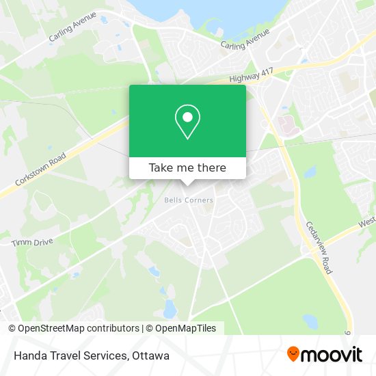 Handa Travel Services map