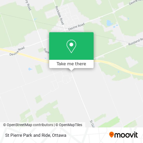 St Pierre Park and Ride plan