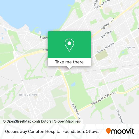 Queensway Carleton Hospital Foundation plan