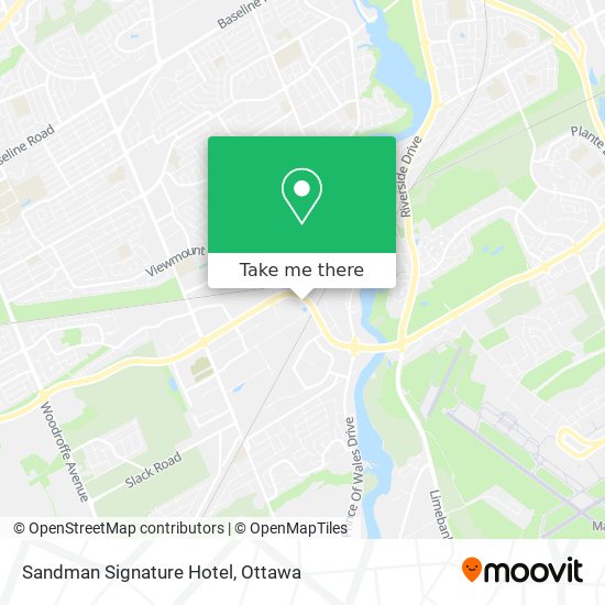 Sandman Signature Hotel map