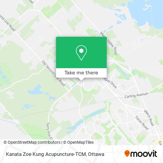 Kanata Zoe Kung Acupuncture-TCM map