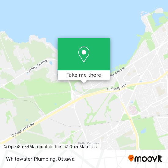 Whitewater Plumbing map